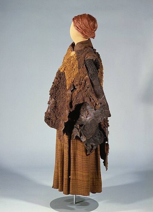 Reconstruction of an Iron Age woman's clothing