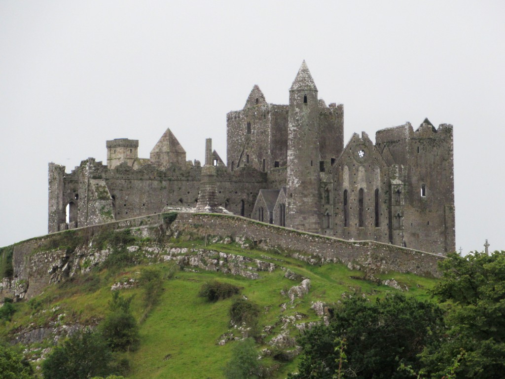Photograph of the Rock of Cashel, the medieval ecclesiastical centre of Munster