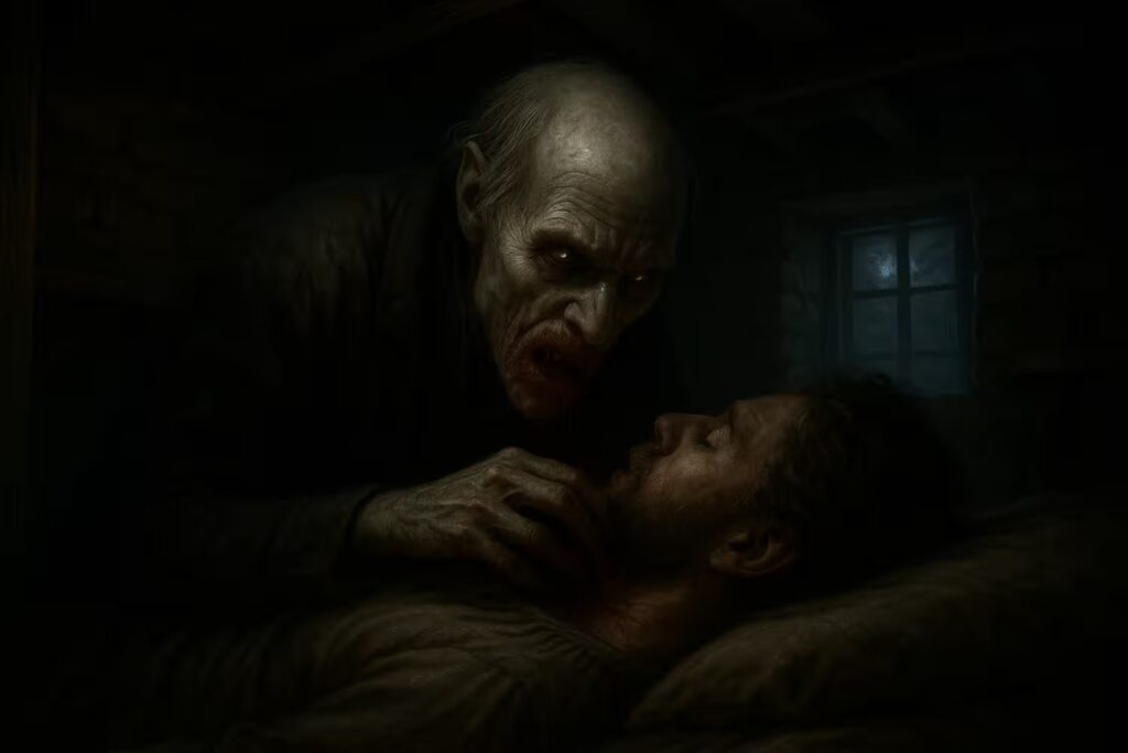 Blood-drinking dwarf called the Abhartach from Irish mythology