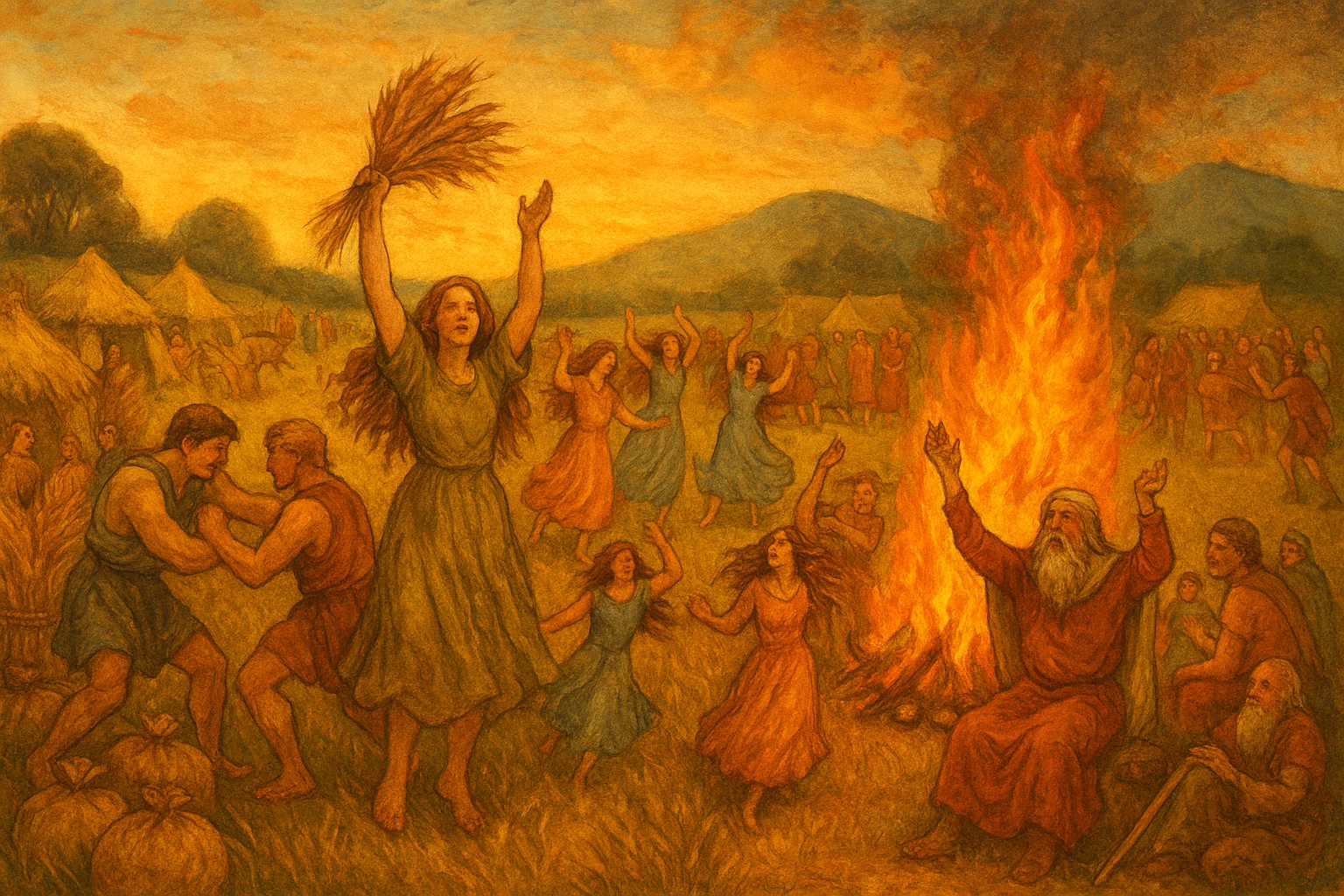 Illustration of the festival of Lughnasa