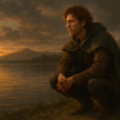 Artistic representation of Aengus Og, the Irish god of love