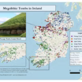 Map of all recorded megalithic tombs and sites across Ireland including Wedge, Portal, Court, Passage and Boulder Tombs - created by Daniel Kirkpatrick