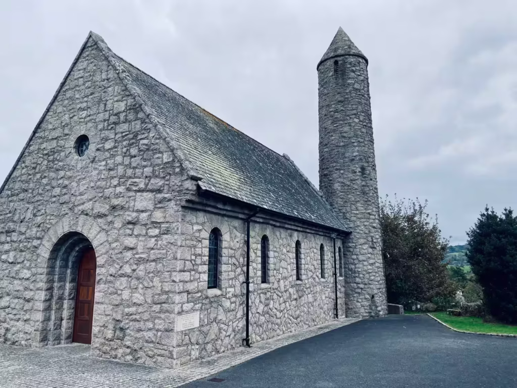 Photograph of Saul Church in Northern Ireland which was originally founded by St Patrick.