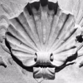Photograph of a bas relief from Antrim Castle depicting the mermaid of Lough Neagh, a local version of the Merrow. Photograph taken by Daniel Kirkpatrick