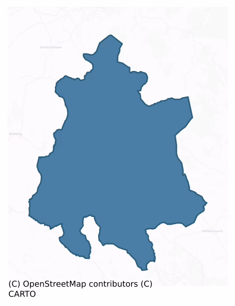 Barretts — Barony Boundary Map