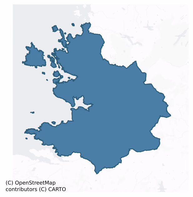 Boylagh — Barony Boundary Map