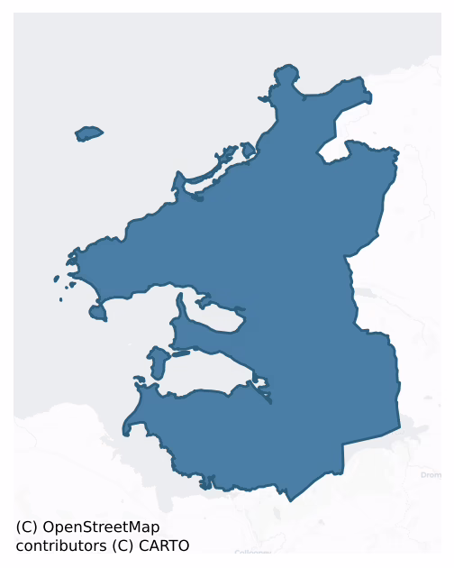 Carbury — Barony Boundary Map