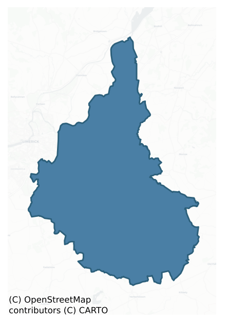 Detailed boundary map of CLANWILLIAM barony, LIMERICK