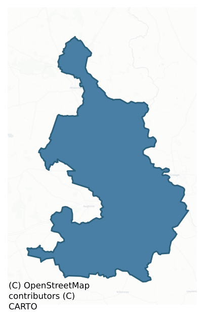Detailed boundary map of CLONMACNOWEN barony, GALWAY
