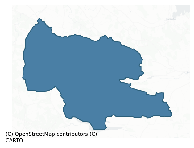 Detailed boundary map of COOLAVIN barony, SLIGO