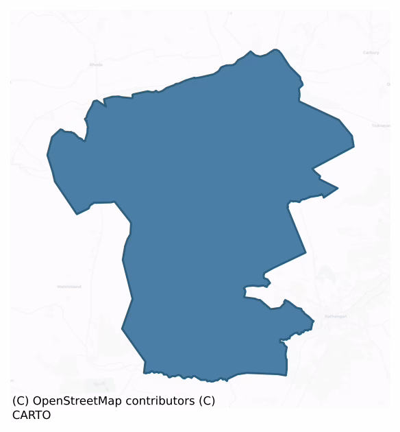 Coolestown — Barony Boundary Map