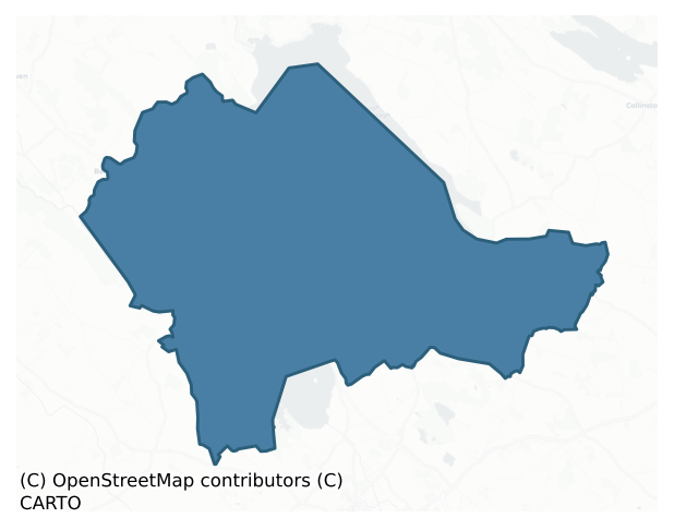Detailed boundary map of CORKAREE barony, WESTMEATH