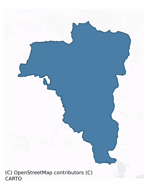 Coshmore And Coshbride — Barony Boundary Map