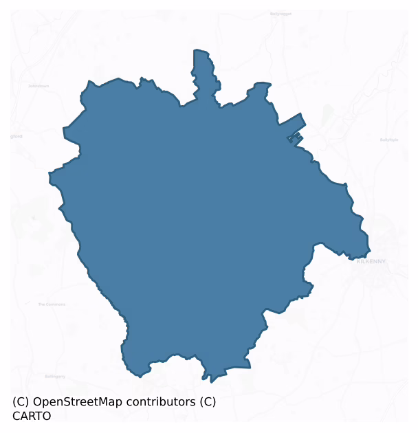 Crannagh — Barony Boundary Map