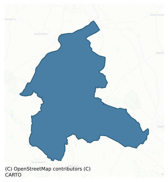 Detailed boundary map of DEECE LOWER barony, MEATH