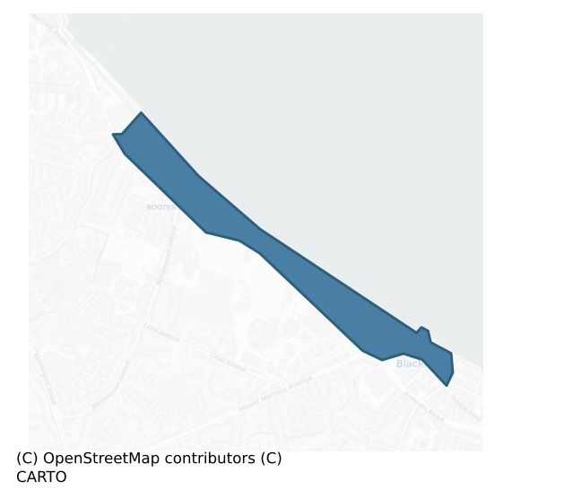 Detailed boundary map of DUBLIN barony, DUBLIN