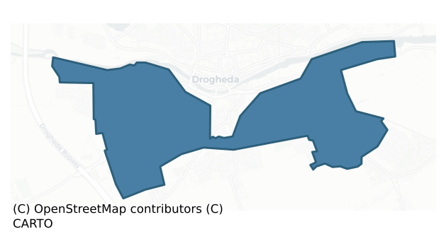 Detailed boundary map of DULEEK LOWER barony, LOUTH