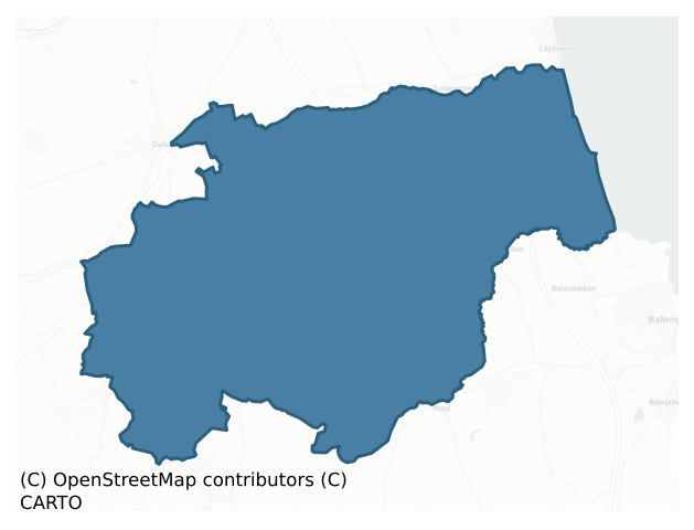 Detailed boundary map of DULEEK UPPER barony, MEATH