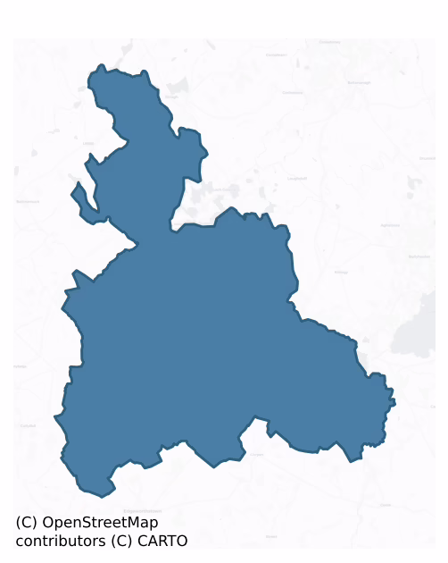 Granard — Barony Boundary Map