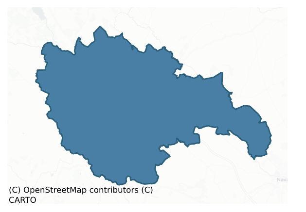 Detailed boundary map of KELLS UPPER barony, MEATH