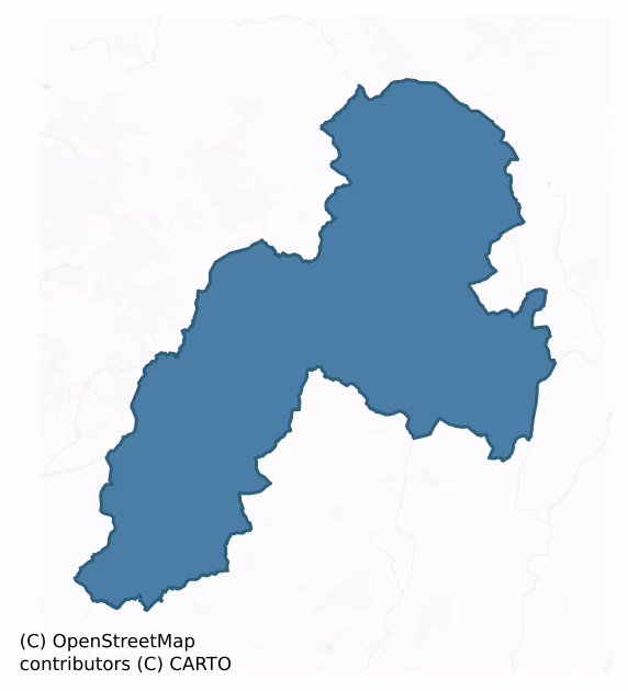 Kilnamanagh Upper — Barony Boundary Map
