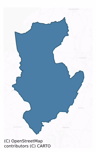 Maryborough West — Barony Boundary Map