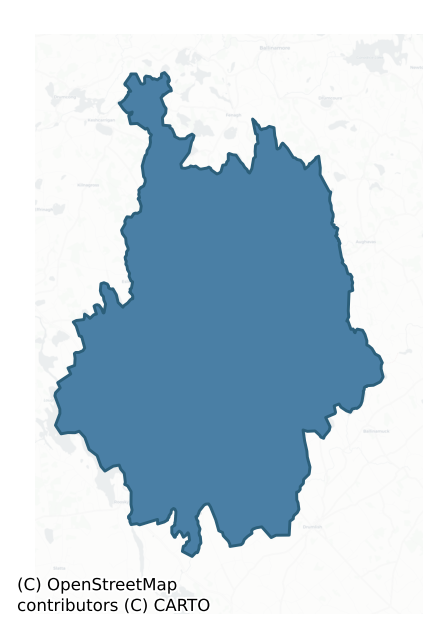 Detailed boundary map of MOHILL barony, LEITRIM
