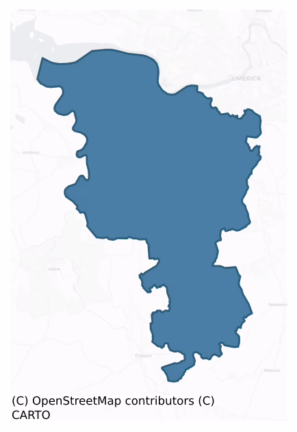 Pubblebrien — Barony Boundary Map