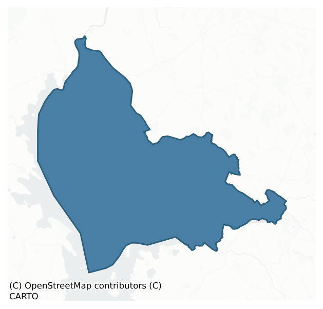 Detailed boundary map of RATHCLINE barony, LONGFORD