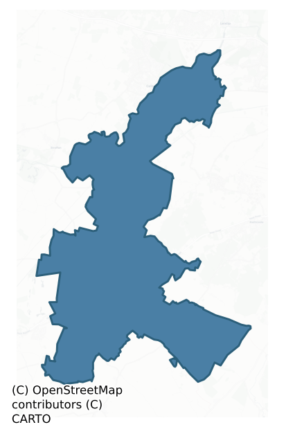 Detailed boundary map of SALT SOUTH barony, KILDARE