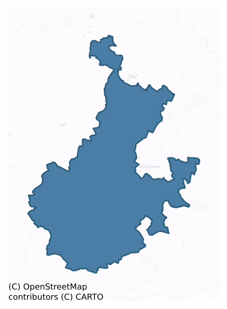Tiaquin — Barony Boundary Map