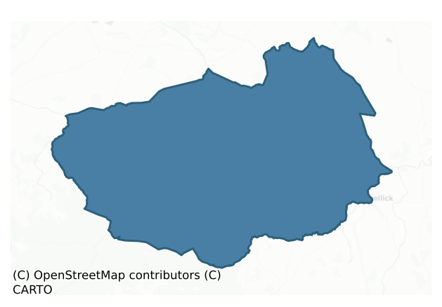 Detailed boundary map of TINNAHINCH barony, LAOIS