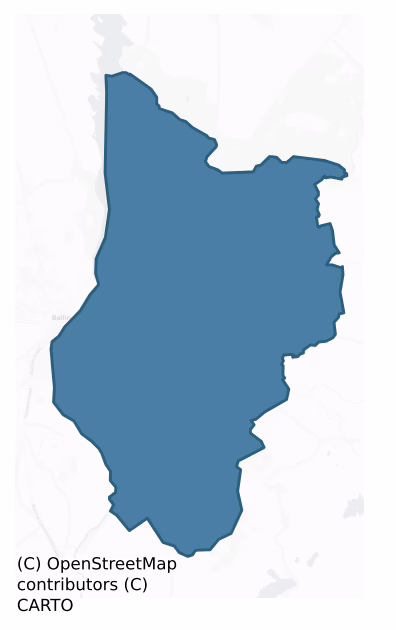 Tireragh — Barony Boundary Map
