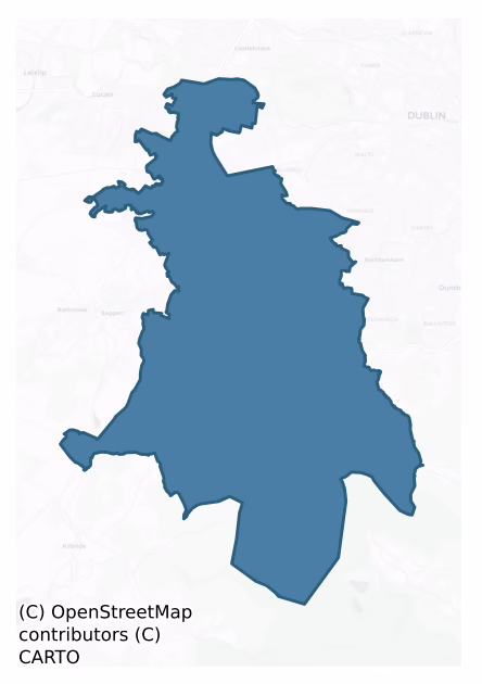 Uppercross — Barony Boundary Map