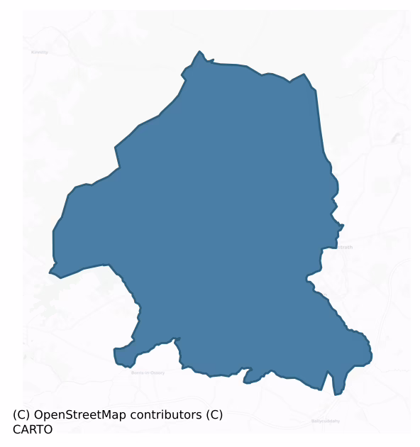 Upperwoods — Barony Boundary Map