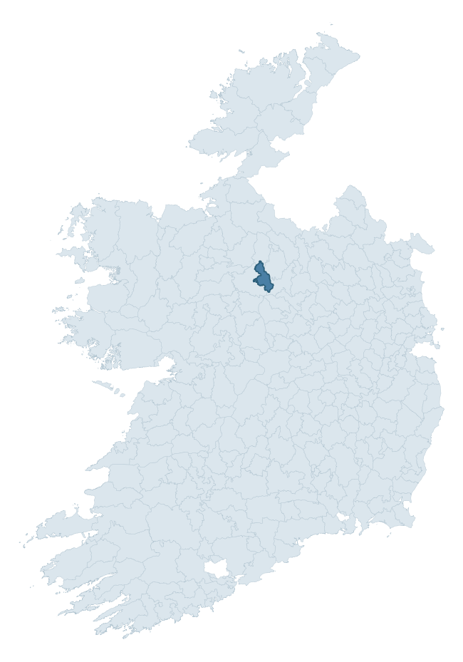 Regional context map showing BALLINTOBER NORTH barony within ROSCOMMON