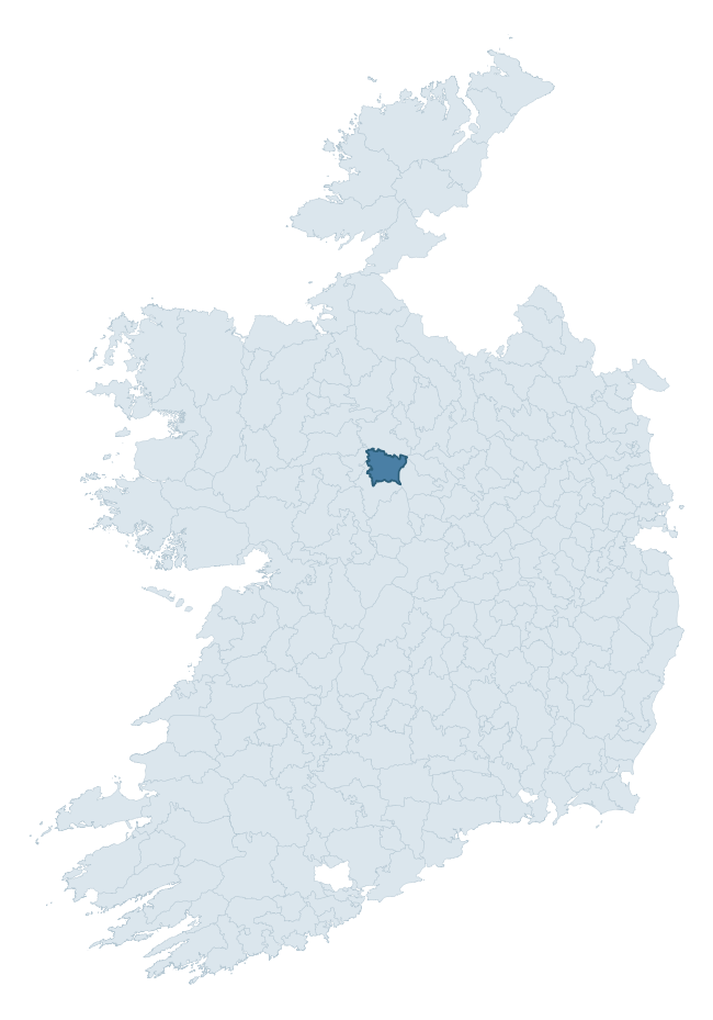 Regional context map showing BALLINTOBER SOUTH barony within ROSCOMMON