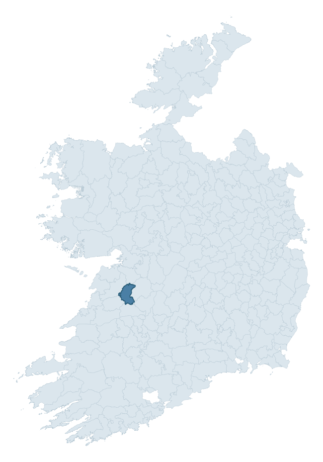 Regional context map showing BUNRATTY UPPER barony within CLARE