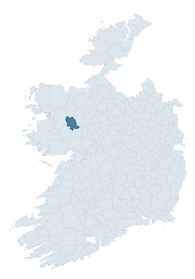 Regional context map showing CLANMORRIS barony within MAYO