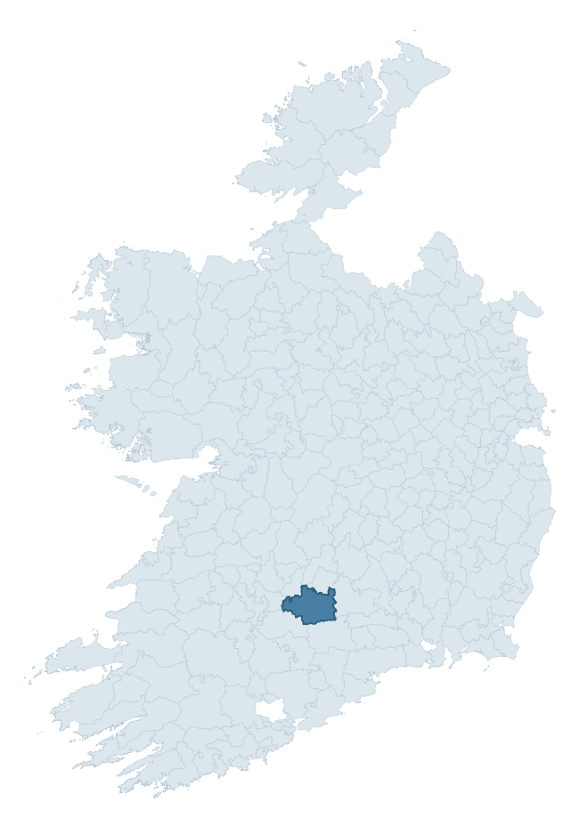 Regional context map showing CLANWILLIAM barony within TIPPERARY