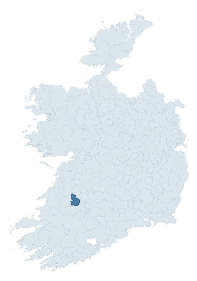 Regional context map showing CONNELLO LOWER barony within LIMERICK
