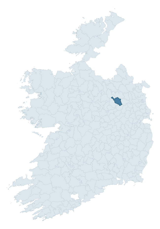Regional context map showing FORE barony within MEATH