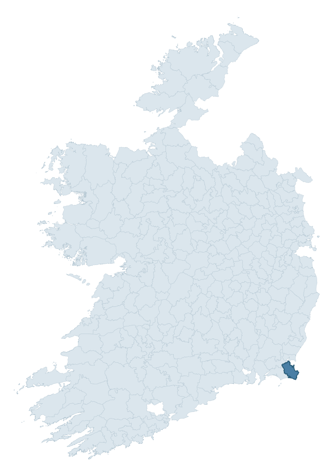 Regional context map showing FORTH barony within WEXFORD