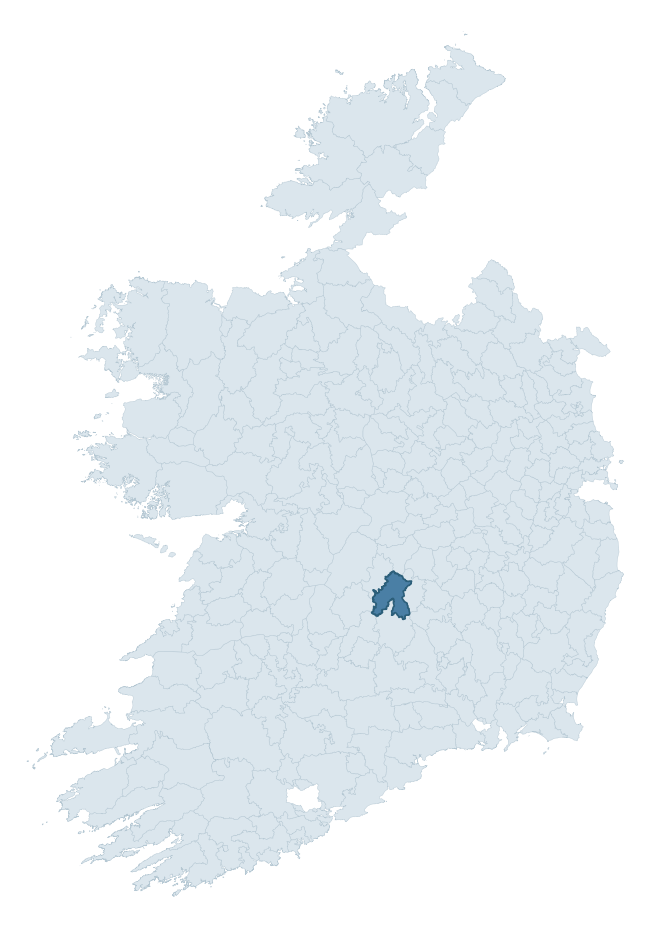 Regional context map showing IKERRIN barony within TIPPERARY