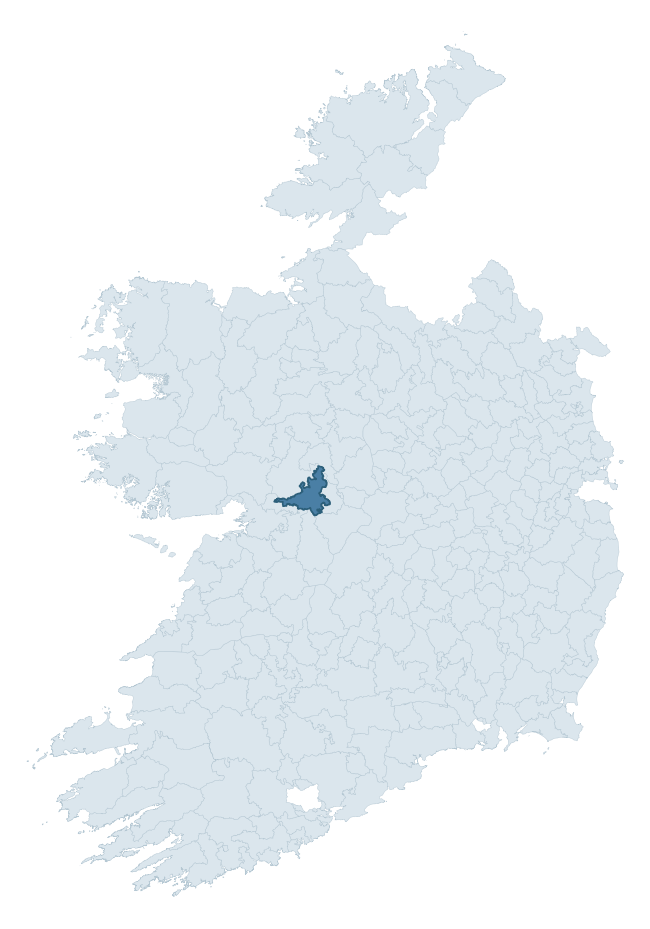 Regional context map showing KILCONNELL barony within GALWAY