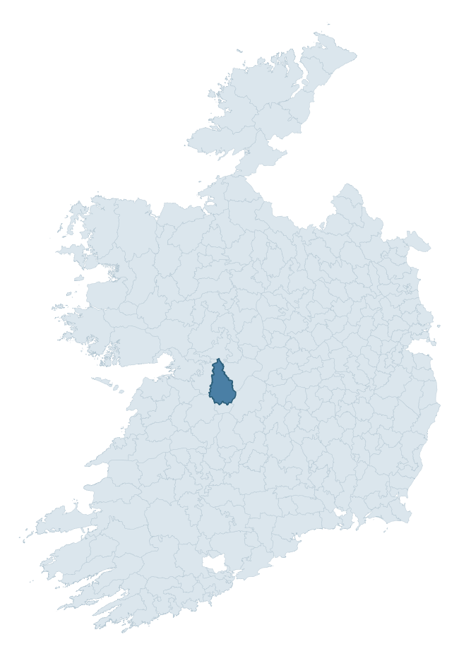 Regional context map showing LEITRIM barony within GALWAY