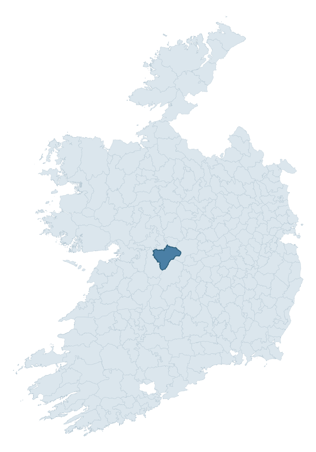 Regional context map showing LONGFORD barony within GALWAY