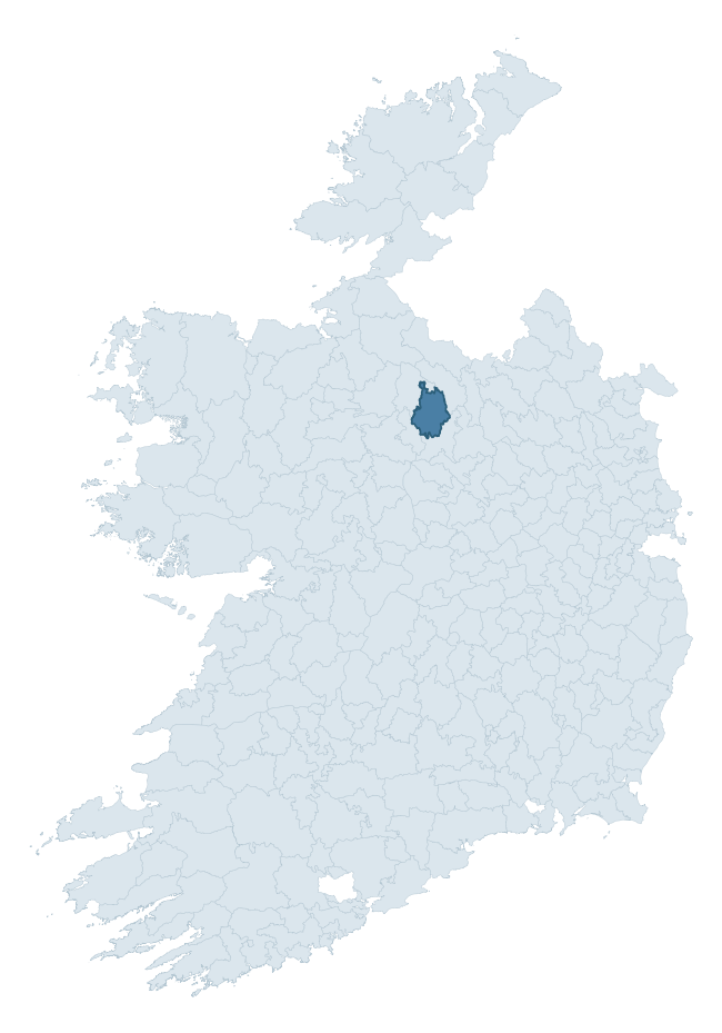 Regional context map showing MOHILL barony within LEITRIM