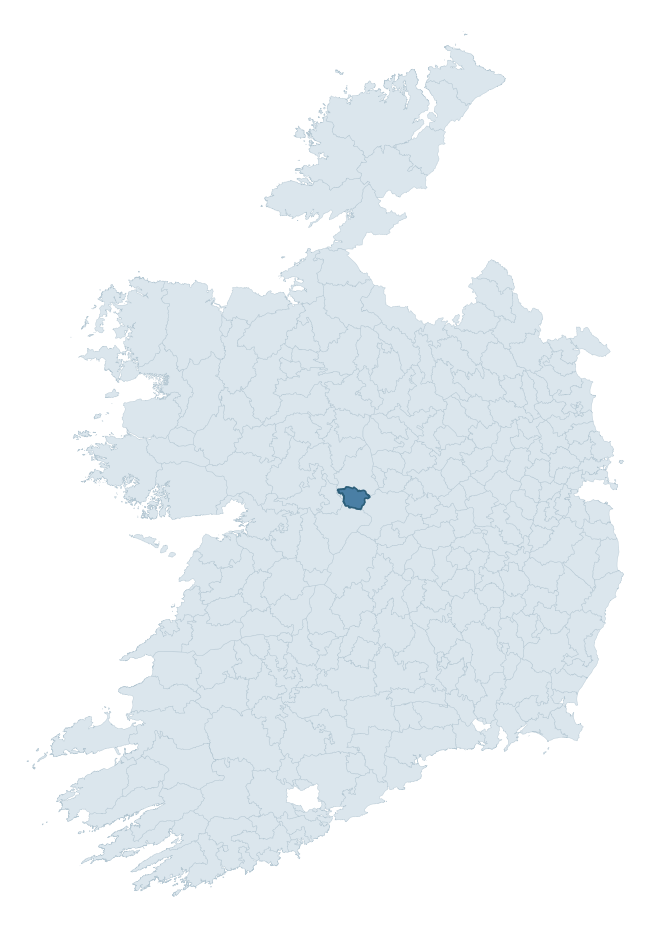 Regional context map showing MOYCARN barony within ROSCOMMON