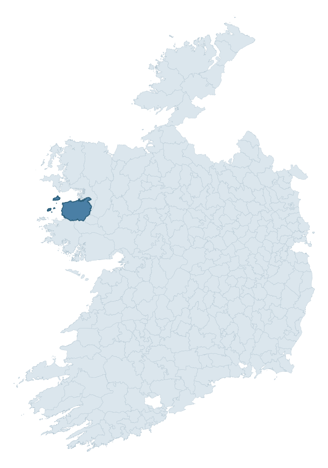 Regional context map showing MURRISK barony within MAYO